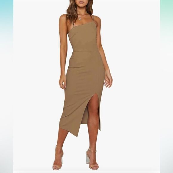 Split Hem Bodycon Midi Dress- Brand new- perfect condition - Picture 1 of 3